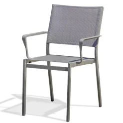Fauteuil De Jardin Empilable En Aluminium Et Textilène Stockholm 8 Fauteuil De Jardin Empilable En Aluminium Et Textilène Stockholm -Jardelix Soldes Magasin fauteuil jardin empilable aluminium textilene stockholm 3