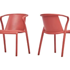 Fauteuil De Jardin Empilable En Polypropylène Renforcé – Fado -Jardelix Soldes Magasin fauteuil jardin empilable plastique 1 1
