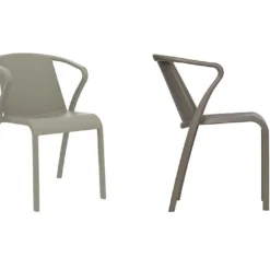 Fauteuil De Jardin Empilable En Polypropylène Renforcé – Fado -Jardelix Soldes Magasin fauteuil jardin empilable plastique 4 1