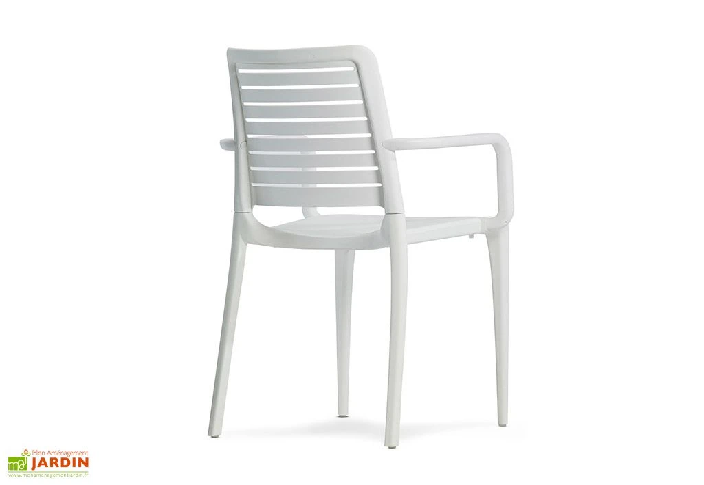 Lot De 2 Fauteuils De Jardin Empilables En Polypropylène Park 4 Lot De 2 Fauteuils De Jardin Empilables En Polypropylène Park – Image 2