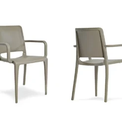 Fauteuil De Jardin Empilable En Polypropylène Renforcé – Hall -Jardelix Soldes Magasin fauteuil jardin plastique 2