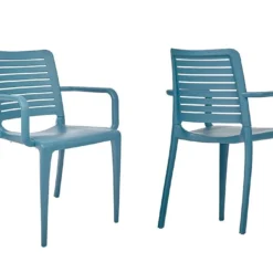 Fauteuil De Jardin Empilable En Polypropylène Renforcé – Park -Jardelix Soldes Magasin fauteuil polypropyle ne empilable 03