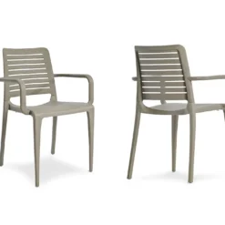 Fauteuil De Jardin Empilable En Polypropylène Renforcé – Park -Jardelix Soldes Magasin fauteuil polypropyle ne empilable 05