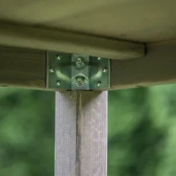 Table De Jardin En Bois Huilé 178 Cm + 2 Bancs – Liepaja -Jardelix Soldes Magasin fixation plateau table jardin bois ekju 257059