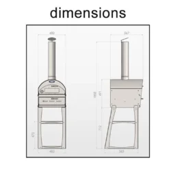 Four à Pizza à Bois Extérieur Vulcano Le Tradi -Jardelix Soldes Magasin four a pizza bois exterieur vulcano le tradi 8