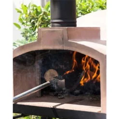 Four à Bois Extérieur Four à Pizza Pietra + Chariot -Jardelix Soldes Magasin foyer four bois exterieur pietra