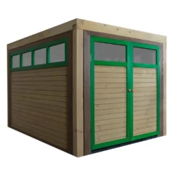 Garage Drive-in En Bois Pour Maisonnettes Axi