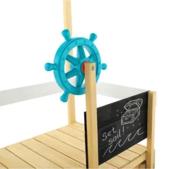 Bac à Sable En Bois Coulissant Pour Enfants – TP Bateau Pirate Ahoy -Jardelix Soldes Magasin gouvernail bateau pirate bac a sable