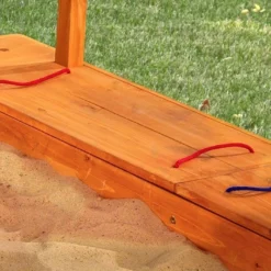 KidKraft Bac à Sable En Bois Avec Auvent Bleu Et Blanc 160 Cm 8 KidKraft Bac à Sable En Bois Avec Auvent Bleu Et Blanc 160 Cm -Jardelix Soldes Magasin grand bac a sable auvent protege enfant bache 2