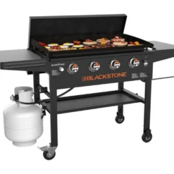 Plancha à Gaz 4 Brûleurs 60 KW Blackstone 36’’ + Couvercle