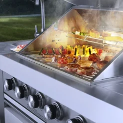 Cuisine Extérieure En Inox : Barbecue Gaz, Réfrigérateur, évier – Oxford -Jardelix Soldes Magasin grill gaz cuisine exterieure inox oxford buschbeck