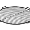 Grille De Cuisson Ronde En Acier Brut Pour Braséro Premium -Jardelix Soldes Magasin grille brasero premium cookking acier brut 80cm