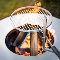 Grille En Inox Pour Brasero Plancha En Acier Boule ⌀ 38 Cm