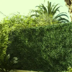 Haie Artificielle En PVC De 243 Brins Lux - 3 X 1,50 M -Jardelix Soldes Magasin haie artificielle pvc 243 brins