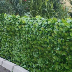 Haie Artificielle Feuilles De Rosier 1x3m -Jardelix Soldes Magasin haie artificielle rosier 2