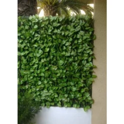 Haie Artificielle Feuilles De Rosier Treillis Extensible Sur Mesure 1x2m -Jardelix Soldes Magasin haie artificielle rosier treillis