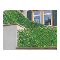 Haie Artificielle Feuilles De Rosier Treillis Extensible Sur Mesure 1x2m -Jardelix Soldes Magasin haie artificielle rosier treillis 4