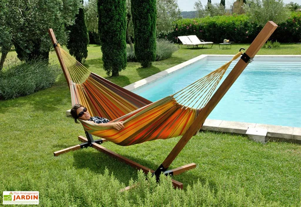 Toile De Hamac Double En Coton 150 X 220 Cm - Belize 4 Toile De Hamac Double En Coton 150 X 220 Cm - Belize – Image 2