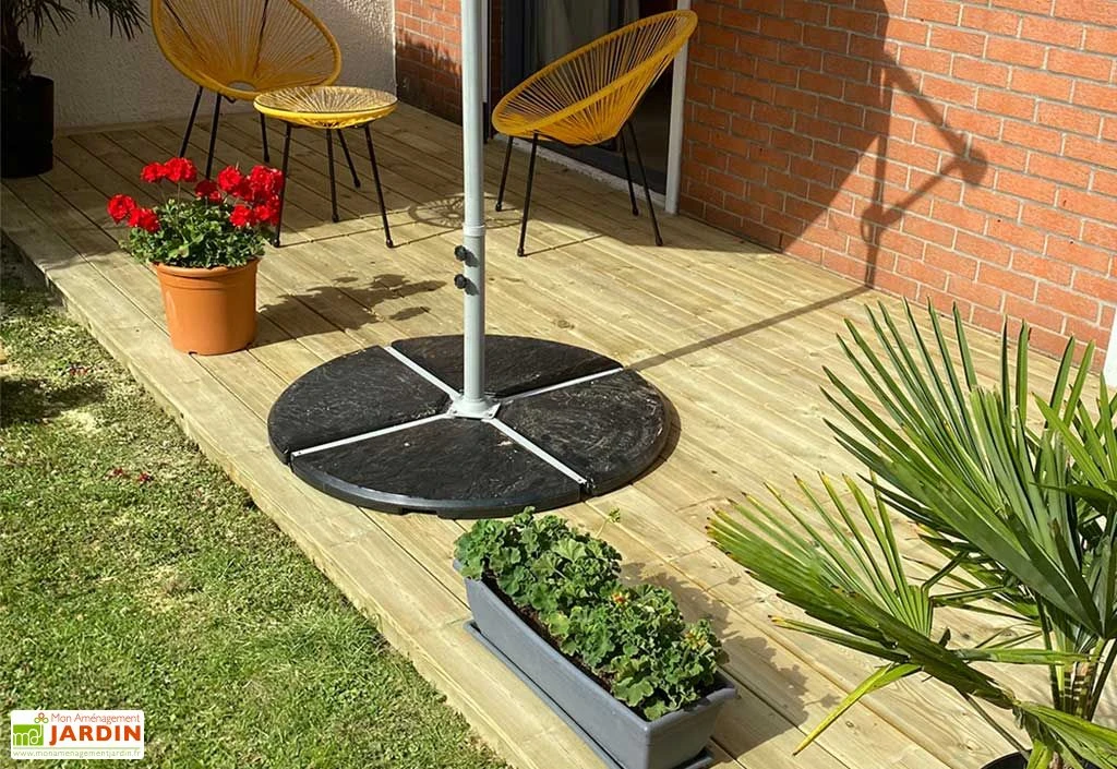 Kit Lames De Terrasse En Bois De Pin Traité 80 M² + Visserie 6 Kit Lames De Terrasse En Bois De Pin Traité 80 M² + Visserie – Image 4