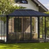 Jardin D’Hiver En Aluminium Et Polycarbonate 13 M² – LEDRO 4300