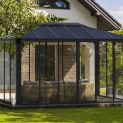 Jardin D’Hiver En Aluminium Et Polycarbonate 13 M² – LEDRO 4300
