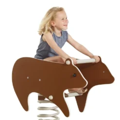Jeu à Ressort En Polyéthylène Et Acier Galvanisé Wildlife Ours -Jardelix Soldes Magasin jeu ressort polyethylene acier galvanise wildlife ours 1