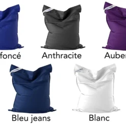 Pouf Géant Extérieur Déhoussable - Jumbo Bag Original -Jardelix Soldes Magasin jumbo bag original pouf geant exterieur