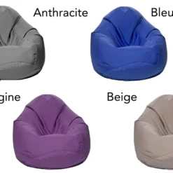 Pouf Poire Géant Extérieur – William Original -Jardelix Soldes Magasin jumbo bag william original pouf geant 1
