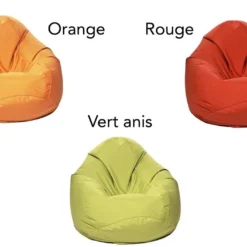 Pouf Poire Géant Extérieur – William Original -Jardelix Soldes Magasin jumbo bag william original pouf geant 3