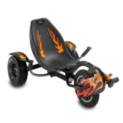 EXIT TOYS Kart à Pédales Tricker Rocker Noir Et Feu -Jardelix Soldes Magasin kart a pedale triker rocker 3