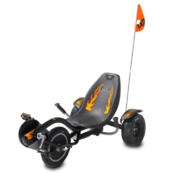 EXIT TOYS Kart à Pédales Tricker Rocker Noir Et Feu -Jardelix Soldes Magasin kart a pedale triker rocker 4