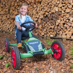 Kart à Pédales Berg Buddy Fendt Vert Et Rouge -Jardelix Soldes Magasin kart pedales berg buddy fendt vert rouge 1