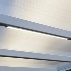 Kit D’Éclairage LED Pour Pergola, Tonnelle Et Carport Palram -Jardelix Soldes Magasin kit eclairage led pour pergola tonnelle carport palram 2