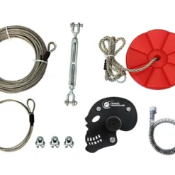 Tyrolienne De Jardin Pour Enfants Et Adultes Fury 28 M 10 Tyrolienne De Jardin Pour Enfants Et Adultes Fury 28 M -Jardelix Soldes Magasin kit tyrolienne jardin fury