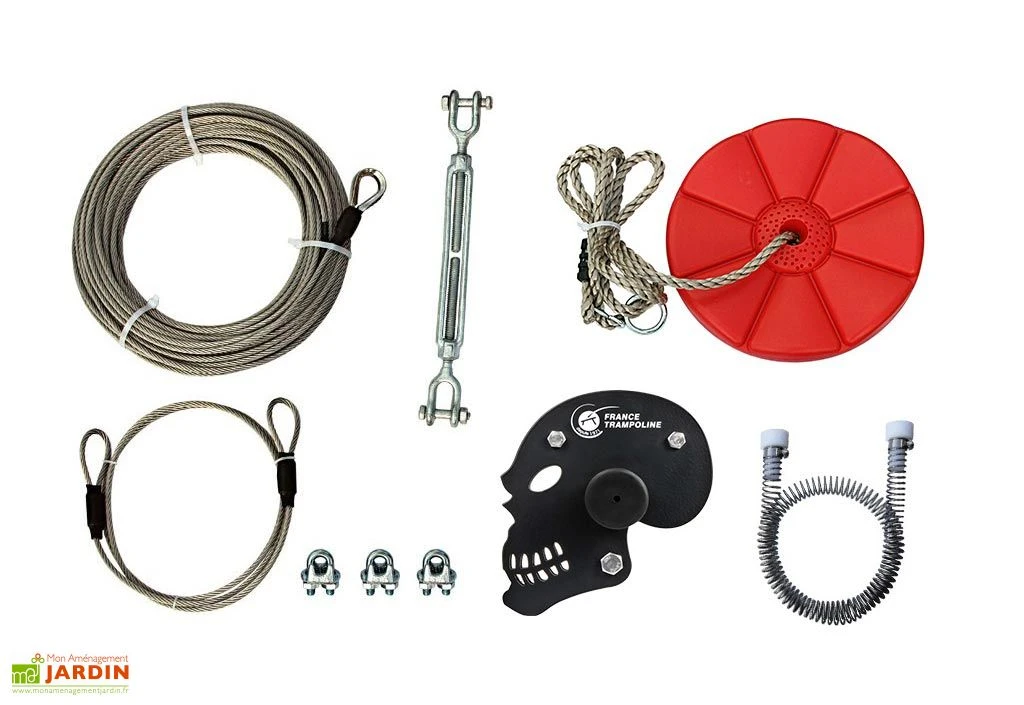 Tyrolienne De Jardin Pour Enfants Et Adultes Fury 28 M 5 Tyrolienne De Jardin Pour Enfants Et Adultes Fury 28 M – Image 3