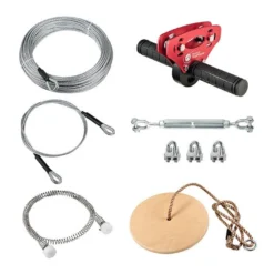 Tyrolienne De Jardin Pour Enfants Et Adultes XL Infinity 45 M