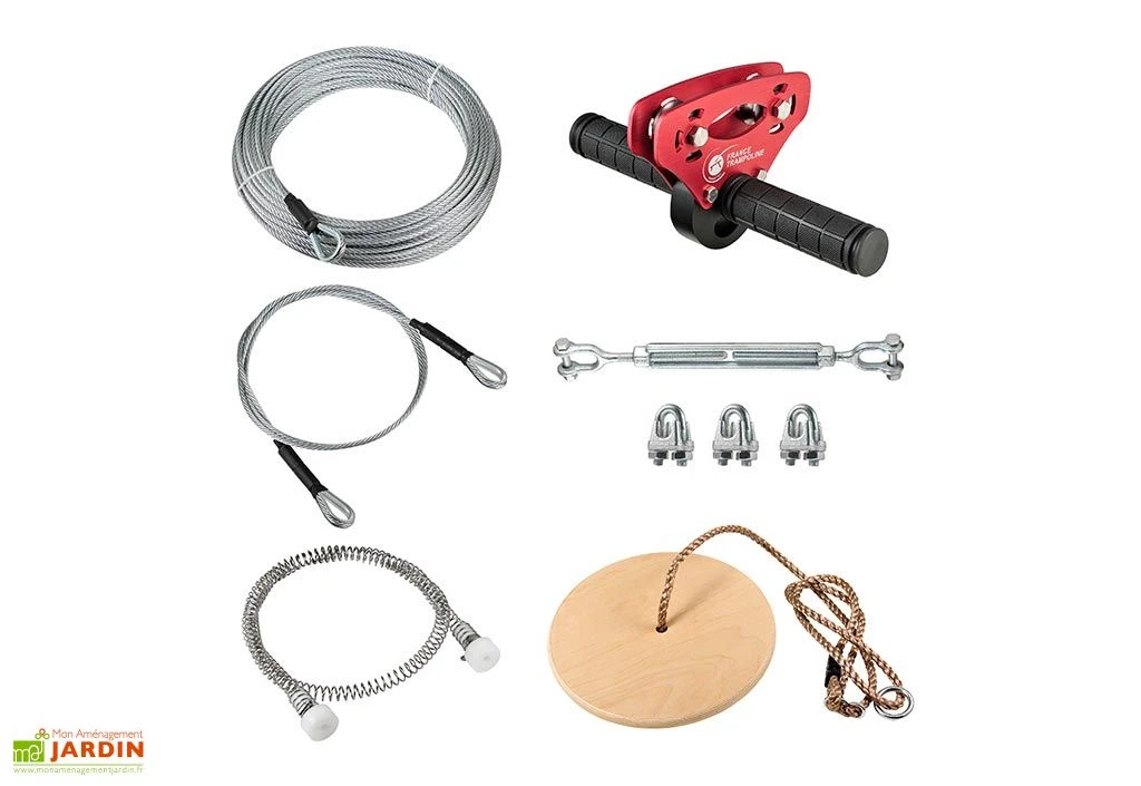 Tyrolienne De Jardin Pour Enfants Et Adultes XL Infinity 45 M 3 Tyrolienne De Jardin Pour Enfants Et Adultes XL Infinity 45 M