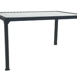 Pergola Bioclimatique Motorisée Aluminium Autoportée – Actual 5 X 3 M -Jardelix Soldes Magasin lames orientables blanches pergola bioclimatique motorisee 5x3 1