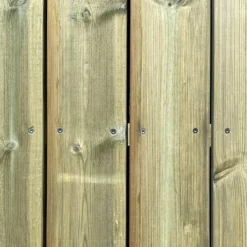 Kit Lames De Terrasse En Bois De Pin Traité 60 M² + Visserie