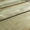 Kit Lames De Terrasse En Bois De Pin Traité 100 M² + Visserie -Jardelix Soldes Magasin lames terrasse bois pin traite 7