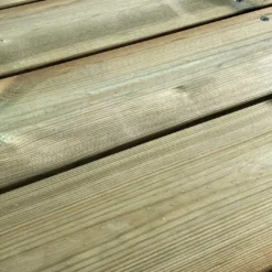 Kit Lames De Terrasse En Bois De Pin Traité 120 M² + Visserie