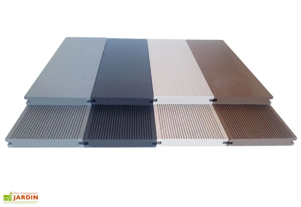 Lames De Terrasse En Composite Pleines Et Réversibles 25 M² 3 Lames De Terrasse En Composite Pleines Et Réversibles 25 M²
