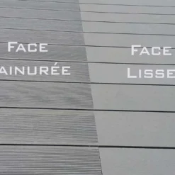 Lames De Terrasse En Composite Pleines Et Réversibles 25 M² 11 Lames De Terrasse En Composite Pleines Et Réversibles 25 M² -Jardelix Soldes Magasin lames terrasse composite reversibles gris 2