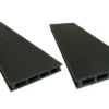 Lames De Terrasse Réversibles En Bois Composite Et PVC Lisa – 2 M² -Jardelix Soldes Magasin lisa noir anthracite recto verso