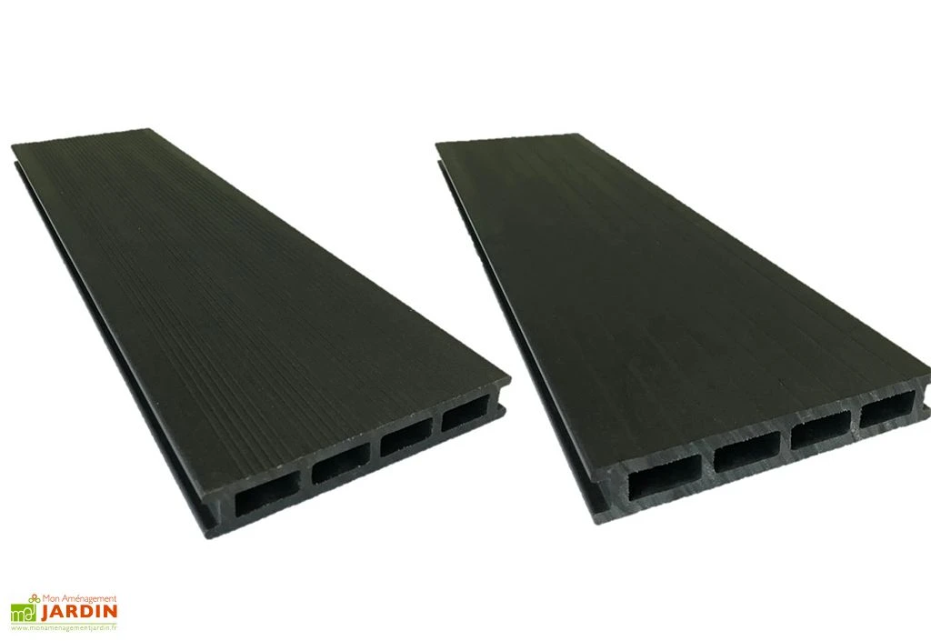 Lames De Terrasse Réversibles En Bois Composite Et PVC Lisa – 2 M² 3 Lames De Terrasse Réversibles En Bois Composite Et PVC Lisa – 2 M²
