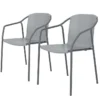 Lot De 2 Fauteuils De Jardin En Aluminium Et Polypropylène Rod -Jardelix Soldes Magasin lot 2 fauteuils jardin aluminium polypropylene rod bleu