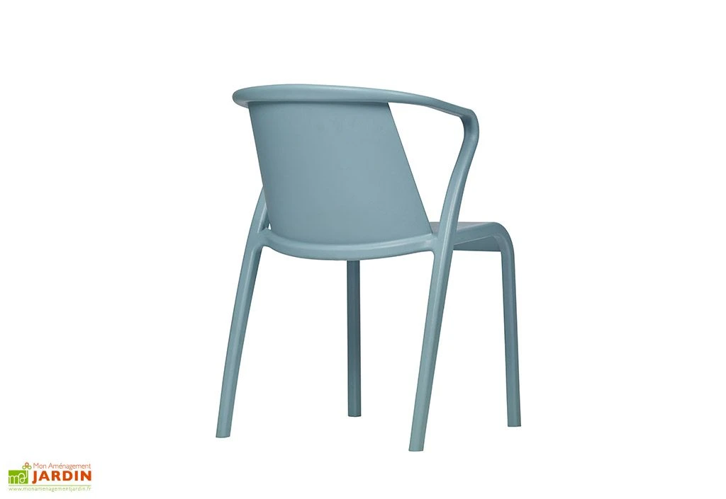 Lot De 2 Fauteuils De Jardin Empilables En Polypropylène Fado 4 Lot De 2 Fauteuils De Jardin Empilables En Polypropylène Fado – Image 2