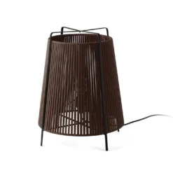 Luminaire Extérieur LED En Acier Et Polypropylène ⌀ 46 Cm - Akane -Jardelix Soldes Magasin luminaire exterieur led akane marron