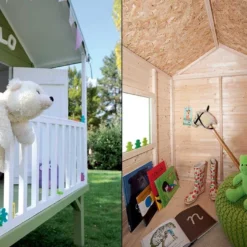 Cabane En Bois Sur Pilotis Kangourou + -Jardelix Soldes Magasin maison enfant bois 332 1