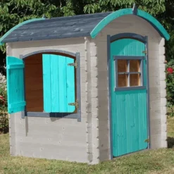 Cabane Maison D’Enfants En Bois Brut Patty Toiture Arrondie – 1 X 1 M 8 Cabane Maison D’Enfants En Bois Brut Patty Toiture Arrondie – 1 X 1 M -Jardelix Soldes Magasin maison enfant bois brut cabane originale toit arrondi patty soulet 3